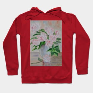 Roses in a vase Hoodie